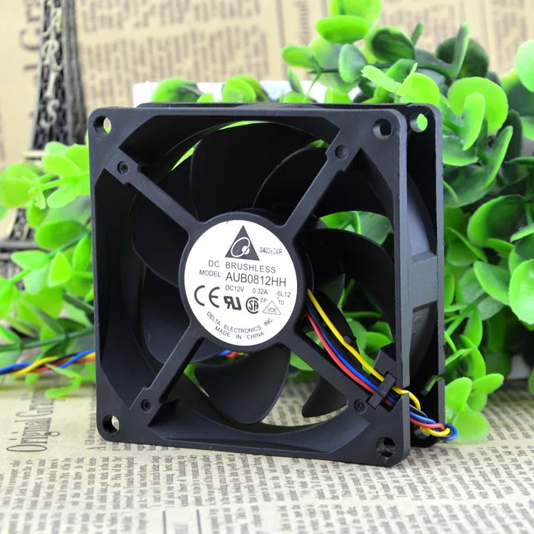 8025 12V 0.32A AUB0812HH 4-Wire Temperature 8CM Chassis Radiating Equipment For Heating Fan 
8025 12V 0.32A AUB0812HH 4-Wire Temperature 8CM Chassis Radiating Equipment For Heating Fan