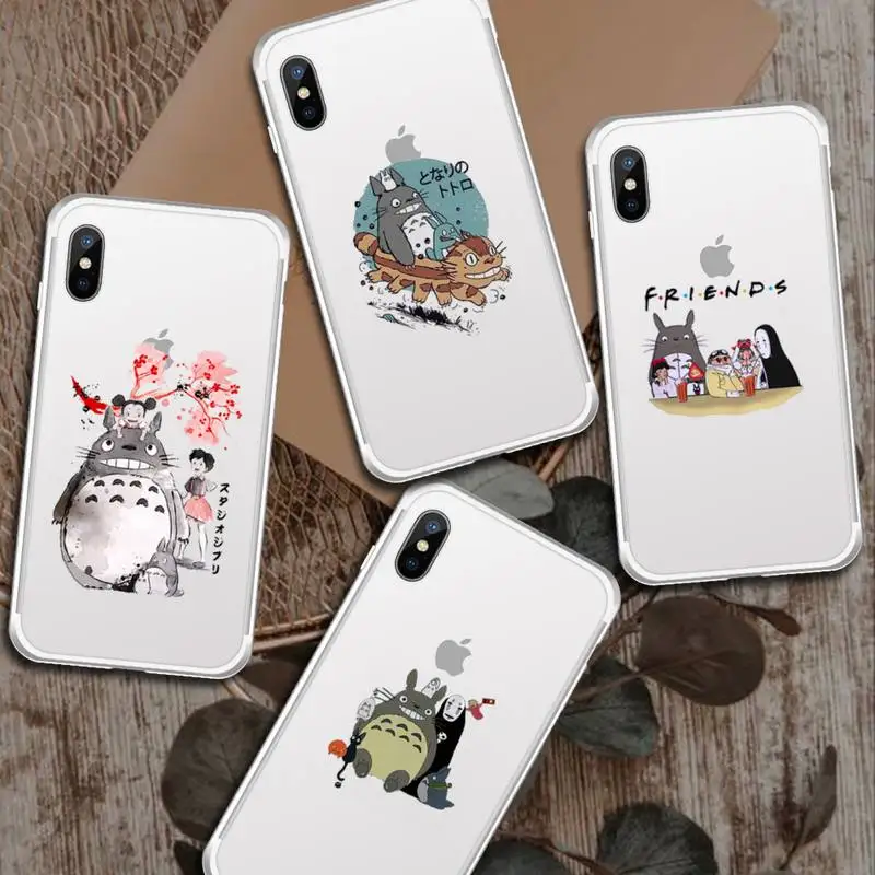 Anime Kaonashi Cute Totoro Phone Case Transparent for iPhone 6 7 8 11 12 s mini pro X XS XR MAX Plus
Anime Kaonashi Cute Totoro Phone Case Transparent for iPhone 6 7 8 11 12 s mini pro X XS XR MAX Plus