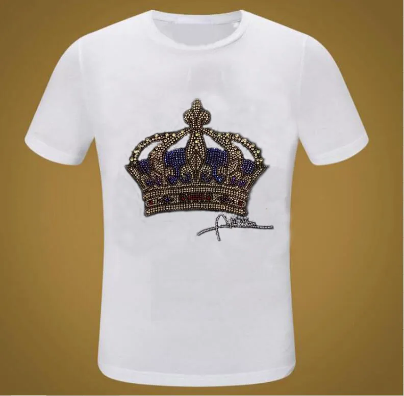 Plus Size M-5xl Skull Rhinestones T Shirts Men Summer Top Tees O Neck Slim Fit Tshirts High Quality Diamond T-shirt Male Tops
Plus Size M-5xl Skull Rhinestones T Shirts Men Summer Top Tees O Neck Slim Fit Tshirts High Quality Diamond T-shirt Male Tops