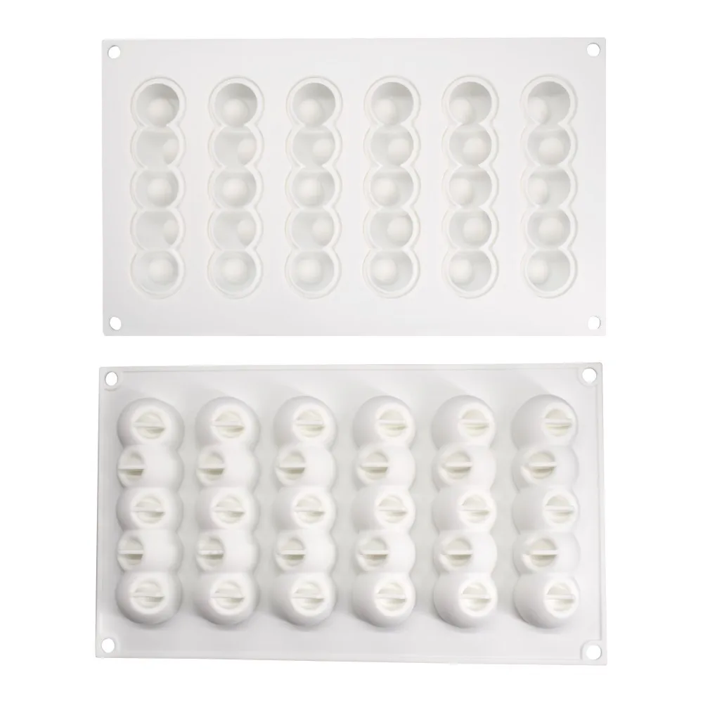 6 Grid Concave Ball Long Mousse Cake Silicone Mold Creative DIY Ice Cream Baking Utensils French Dessert Model
6 Grid Concave Ball Long Mousse Cake Silicone Mold Creative DIY Ice Cream Baking Utensils French Dessert Model