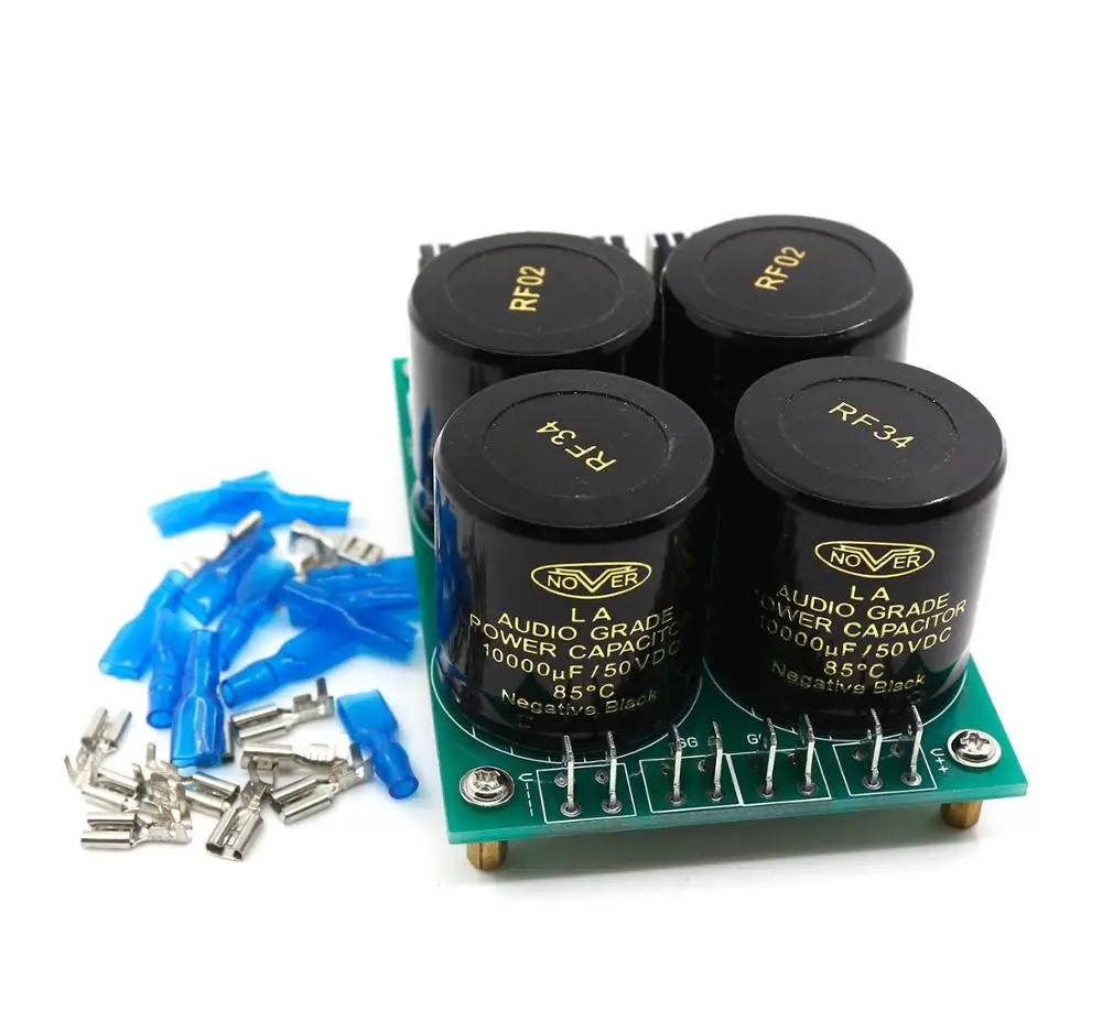 Hifi Power supply board / kit 4pcs NOVER 10000uf/50V Capacitors for amplifier | Электроника