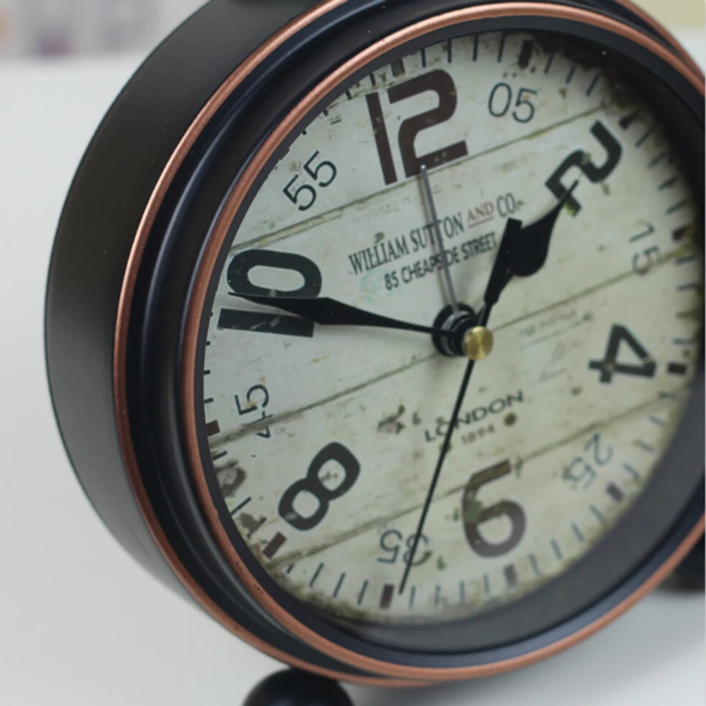 Офисные Часы с маятником настольные часы в стиле ретро для спальни