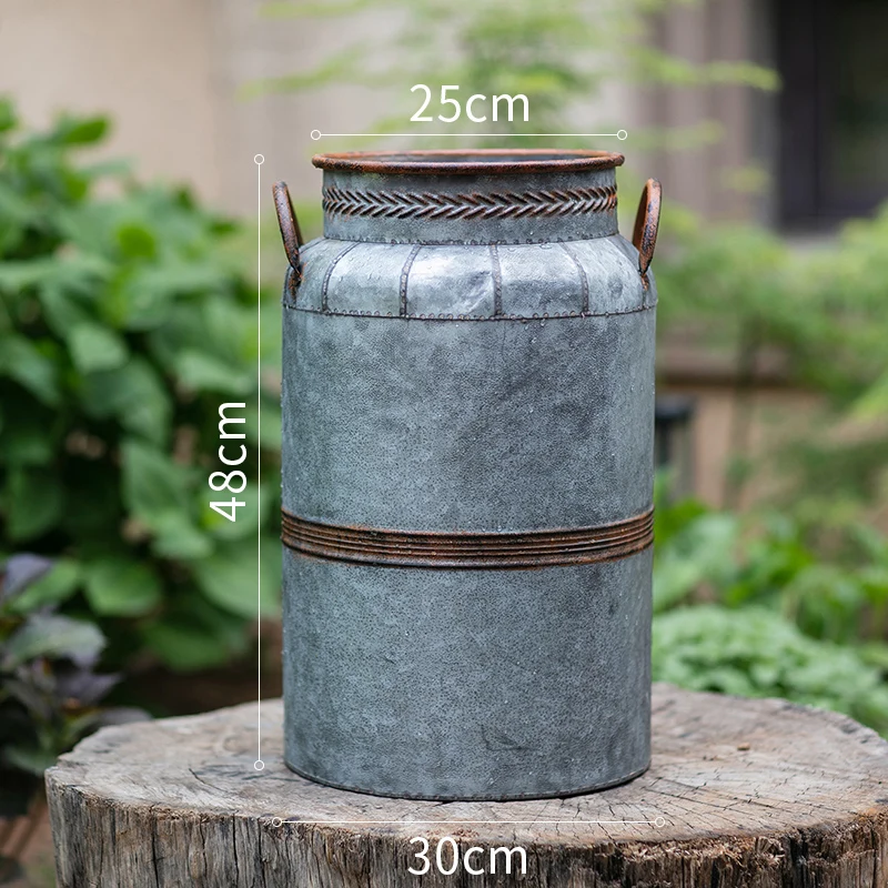 Iron Bucket Vase Garden Balcony Vintage Ornaments Plant Container Flower Arrangement Decoracao Casa Home Decoration EF50FP
Iron Bucket Vase Garden Balcony Vintage Ornaments Plant Container Flower Arrangement Decoracao Casa Home Decoration EF50FP