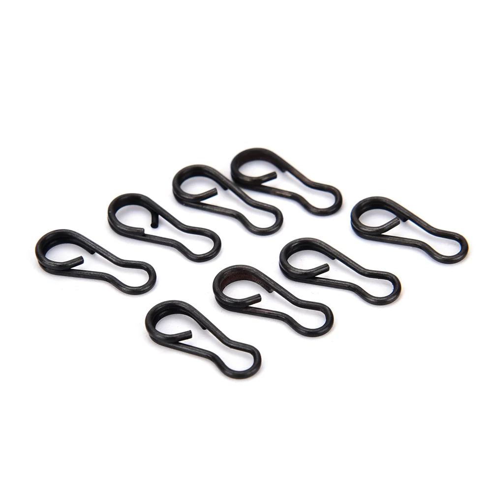 100pcs 15mm Hooked Snap Pin Stainless Steel Fishing Barrel Swivel Safety Snaps Hook Lure Accessories Connector Snap Pesca
100pcs 15mm Hooked Snap Pin Stainless Steel Fishing Barrel Swivel Safety Snaps Hook Lure Accessories Connector Snap Pesca