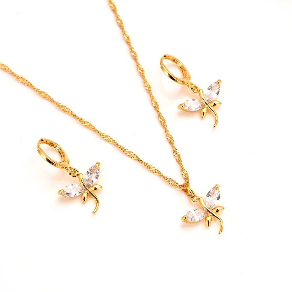 gold Necklace Earring Set Women Party Gift CZdragonfly Jewelry Sets daily wear mother gift DIY charms women girls Fine Jewelry
gold Necklace Earring Set Women Party Gift CZdragonfly Jewelry Sets daily wear mother gift DIY charms women girls Fine Jewelry
