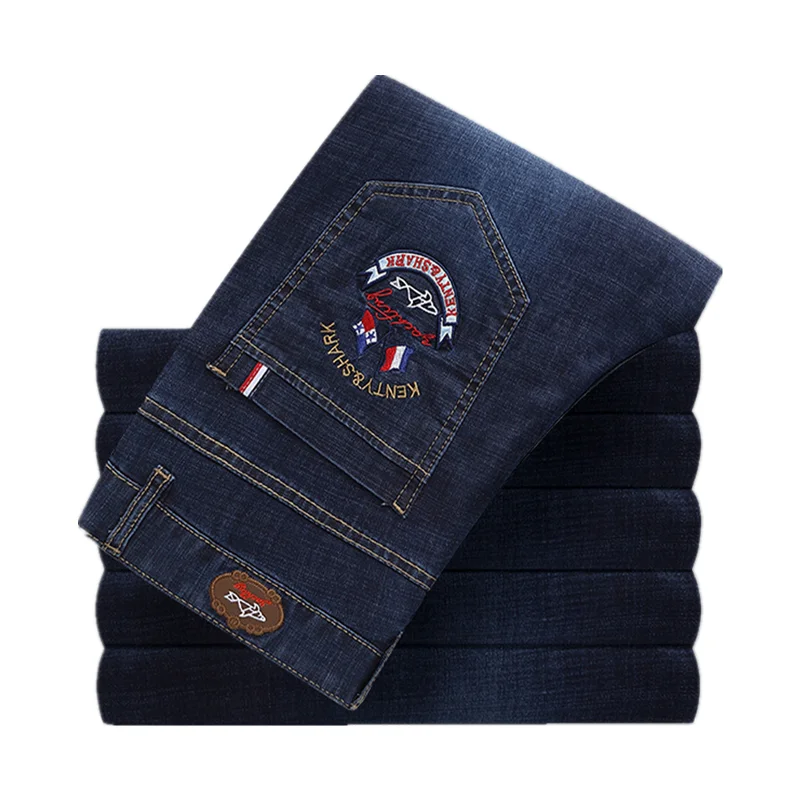 2021 New Male Jeans Trousers Classic Thick Section Business Fashion Pants Elastic Zipper Mens Straight Denim Shark Brand Jeans
2021 New Male Jeans Trousers Classic Thick Section Business Fashion Pants Elastic Zipper Mens Straight Denim Shark Brand Jeans