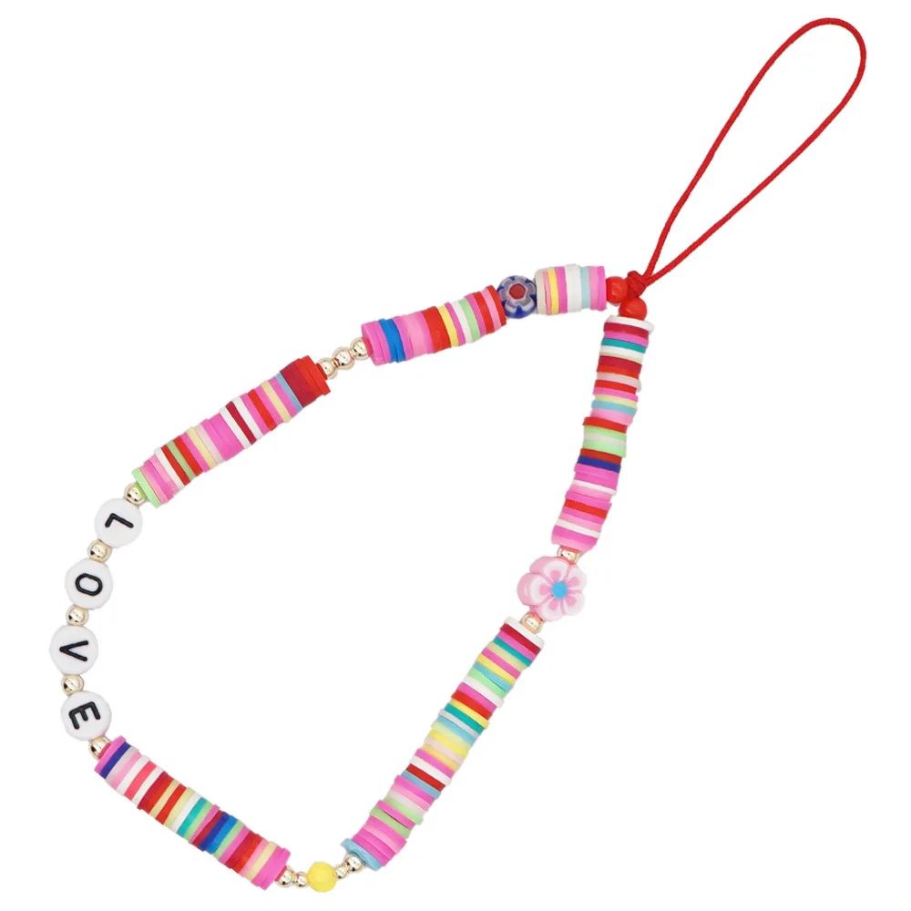 2021 Hot Letter Bead Key Chain Phone Ropes Sling Lanyard Neck Strap Letter Beads Mobile Phone Wrist Strap Anti-lost Chain
2021 Hot Letter Bead Key Chain Phone Ropes Sling Lanyard Neck Strap Letter Beads Mobile Phone Wrist Strap Anti-lost Chain