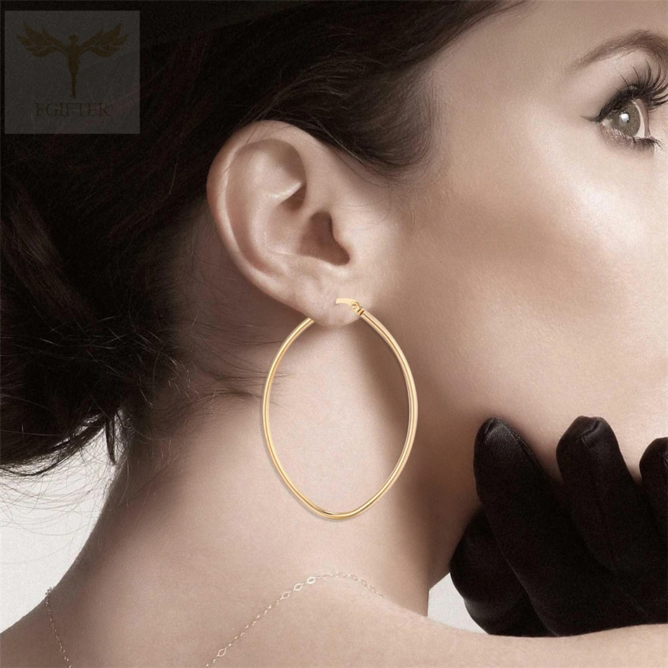 Retro Big Earrings Hoop Pendant Round Circle Earrings Dangling Geometric Jewelry Fashion Women's Stainless Steel Accessories
Retro Big Earrings Hoop Pendant Round Circle Earrings Dangling Geometric Jewelry Fashion Women's Stainless Steel Accessories