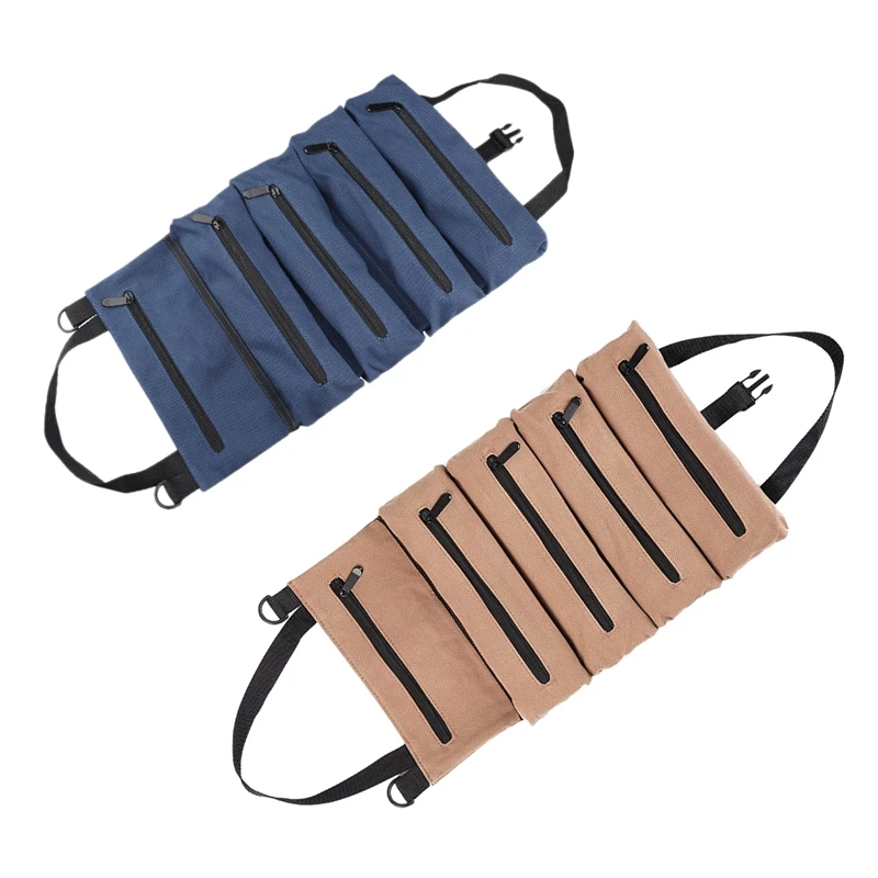 Roll Tool Roll Multi-Purpose Tool Roll Up Bag Wrench Roll Pouch Hanging Tool Zipper Carrier Tote
Roll Tool Roll Multi-Purpose Tool Roll Up Bag Wrench Roll Pouch Hanging Tool Zipper Carrier Tote