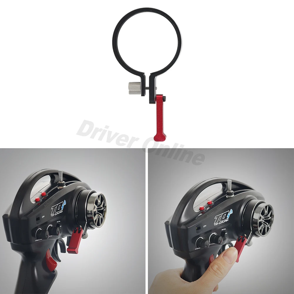 Metal Transmitter Steering Wheel Trigger One-handed Control Adapter for 1/10 RC Crawler Traxxas Summit TRX4 TRX-6 TQi Controller
Metal Transmitter Steering Wheel Trigger One-handed Control Adapter for 1/10 RC Crawler Traxxas Summit TRX4 TRX-6 TQi Controller