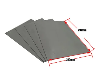 2pcs/lot Rubber Sheet 210*297*2.3mm Color Darkgrey Used for Engraving By Laser Engraver /Laser Rubber Pad/Laserable Rubber
2pcs/lot Rubber Sheet 210*297*2.3mm Color Darkgrey Used for Engraving By Laser Engraver /Laser Rubber Pad/Laserable Rubber