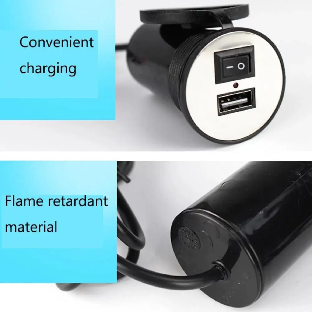 Convenient Charger Socket Heat-resistant Anti-rust High Power Motorcycle Charger Socket USB Charger Car Charger
Convenient Charger Socket Heat-resistant Anti-rust High Power Motorcycle Charger Socket USB Charger Car Charger