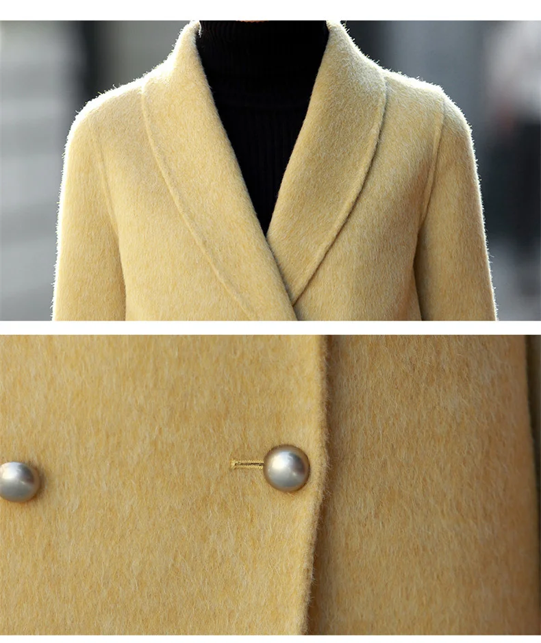 Real Wool Coat Female Winter Jacket Women Alpaca Long Double Side Woolen Coats and Jackets Women Korean Outwear
Real Wool Coat Female Winter Jacket Women Alpaca Long Double Side Woolen Coats and Jackets Women Korean Outwear