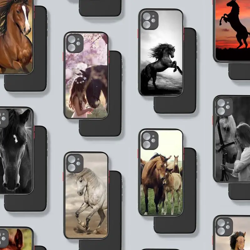 Horse Animal Running cool Phone Case Matte Transparent for iPhone 7 8 11 12 s mini pro X XS XR MAX Plus coque
Horse Animal Running cool Phone Case Matte Transparent for iPhone 7 8 11 12 s mini pro X XS XR MAX Plus coque