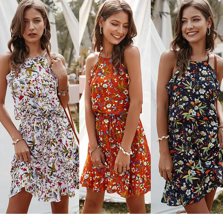 European and American Women's Wear Web Celebrity Print is a Casual and Versatile Dress
European and American Women's Wear Web Celebrity Print is a Casual and Versatile Dress