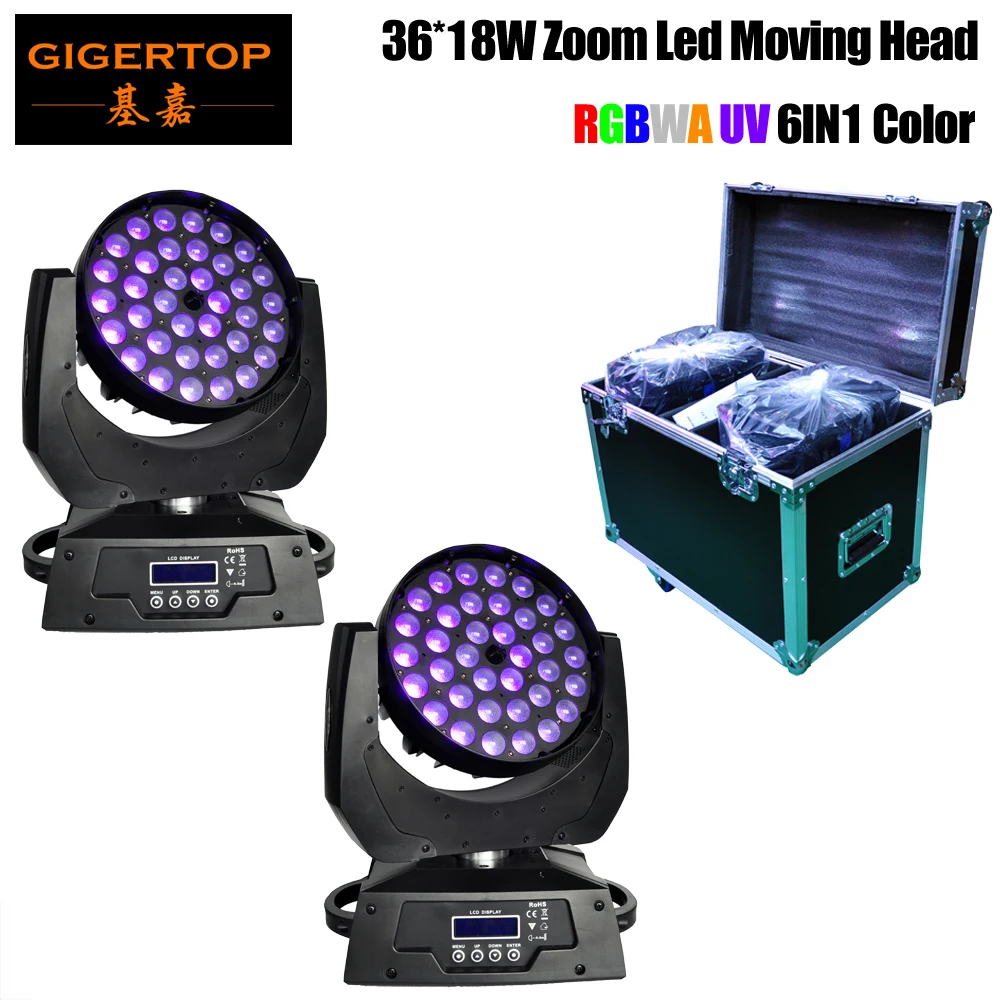 TIPTOP By Flycase Zoom LED Moving Head Light 36x18W RGBWA+UV Quad LED Effect Stage Lighting LED Display 19 Chs For KTV Nightclub
TIPTOP By Flycase Zoom LED Moving Head Light 36x18W RGBWA+UV Quad LED Effect Stage Lighting LED Display 19 Chs For KTV Nightclub