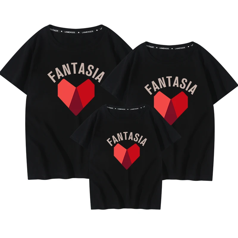 Парная футболка с надписью Love heart, одежда для матери и отца, летний топ для мамы и ребенка, футболка, одинаковые Семейные наряды 
Парная футболка с надписью Love heart, одежда для матери и отца, летний топ для мамы и ребенка, футболка, одинаковые Семейные наряды