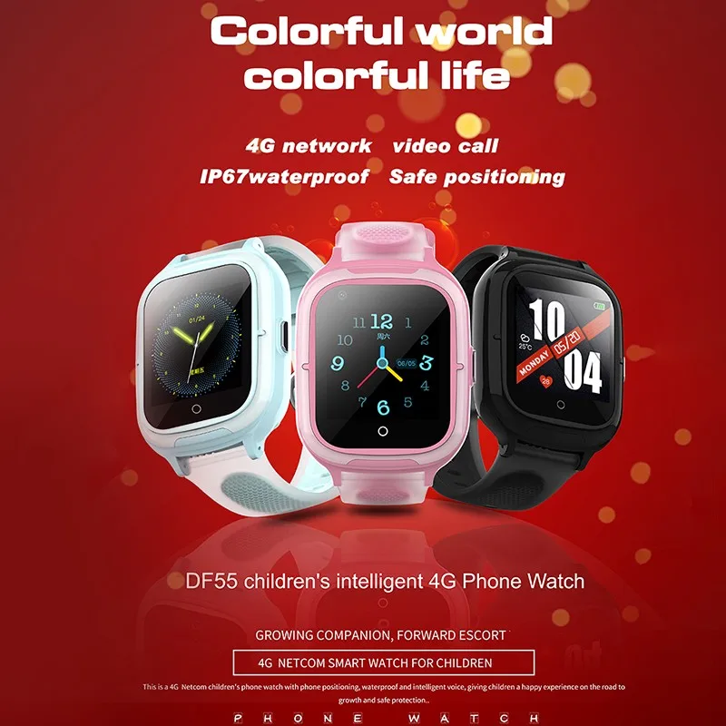 4G Kids Tracker Watch GPS LBS WIFI Location Remote Monitoring Video Call with Android IOS Fashion Children Smart Clock DF55
4G Kids Tracker Watch GPS LBS WIFI Location Remote Monitoring Video Call with Android IOS Fashion Children Smart Clock DF55