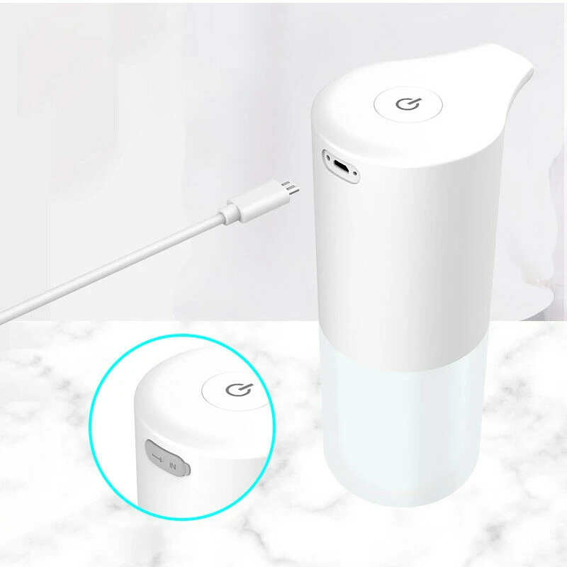 350ml Intelligent Touchless Automatic Foaming Soap Dispenser Infrared Motion Sensor Handsfree Liquid Device Kitchen Bathroom
350ml Intelligent Touchless Automatic Foaming Soap Dispenser Infrared Motion Sensor Handsfree Liquid Device Kitchen Bathroom