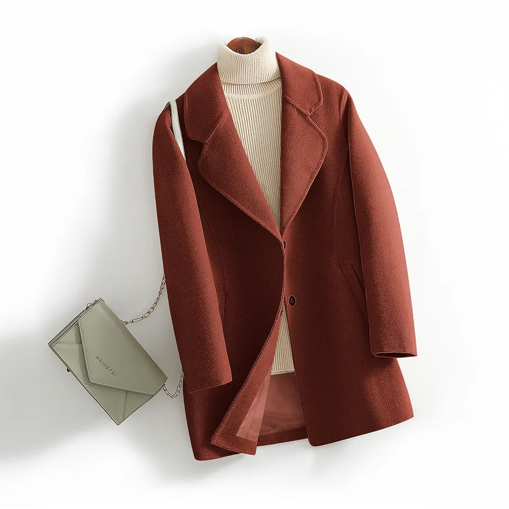 Fashion Spring Woolen Coat Women Lapel Jacket Short Tops Hot Selling in Europe and America Free Shipping
Fashion Spring Woolen Coat Women Lapel Jacket Short Tops Hot Selling in Europe and America Free Shipping