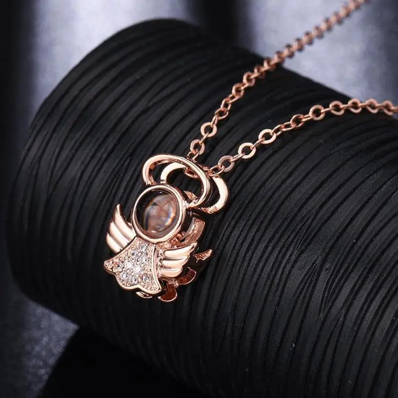 100 Languages I Love You Projection Pendant Necklace Romantic Women Jewelry Romantic Love Memory Wedding Necklace 
100 Languages I Love You Projection Pendant Necklace Romantic Women Jewelry Romantic Love Memory Wedding Necklace