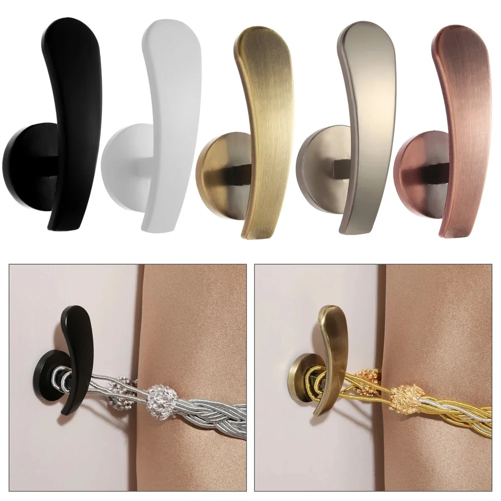 1 Pair Retro Durable Mounted Metal Hooks Modern Practical Curtain Holdback Wall Hanger Curtain Holder Home Decor Accessories
1 Pair Retro Durable Mounted Metal Hooks Modern Practical Curtain Holdback Wall Hanger Curtain Holder Home Decor Accessories