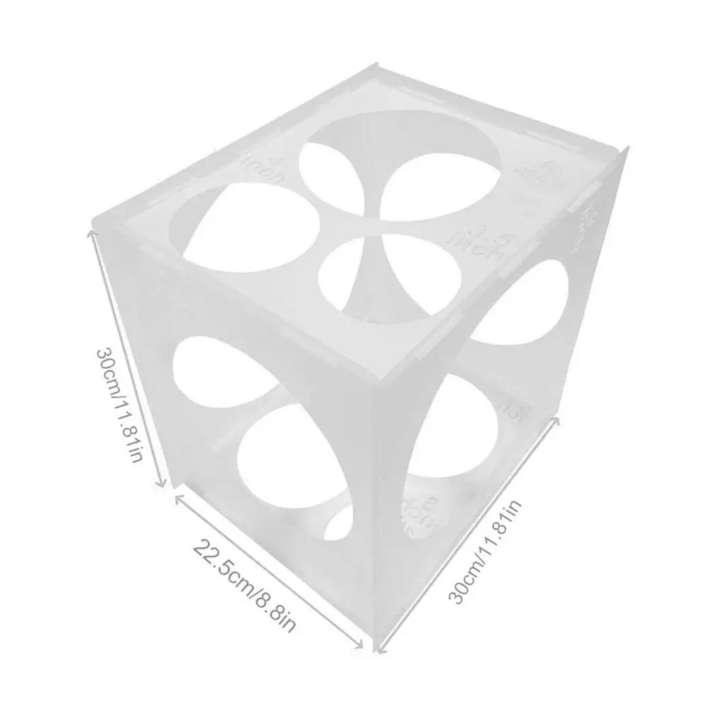 11 Hole Balloon Size Measuring Box For Birthday Wedding Birthday Party Decoration Balloon Measuring Box
11 Hole Balloon Size Measuring Box For Birthday Wedding Birthday Party Decoration Balloon Measuring Box