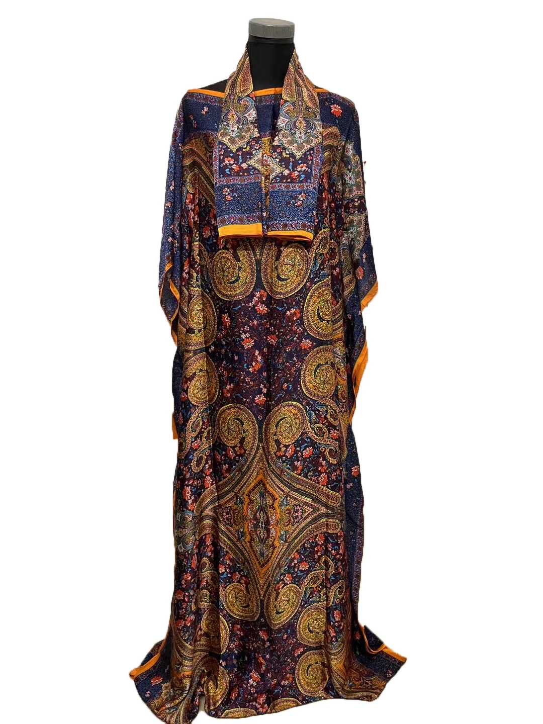 Kuwait Boggle Recommend 2021 New Floral Silk Bohemian Muslim Hijab Maxi Dress Dashiki Traditional African Dresses For Women
Kuwait Boggle Recommend 2021 New Floral Silk Bohemian Muslim Hijab Maxi Dress Dashiki Traditional African Dresses For Women