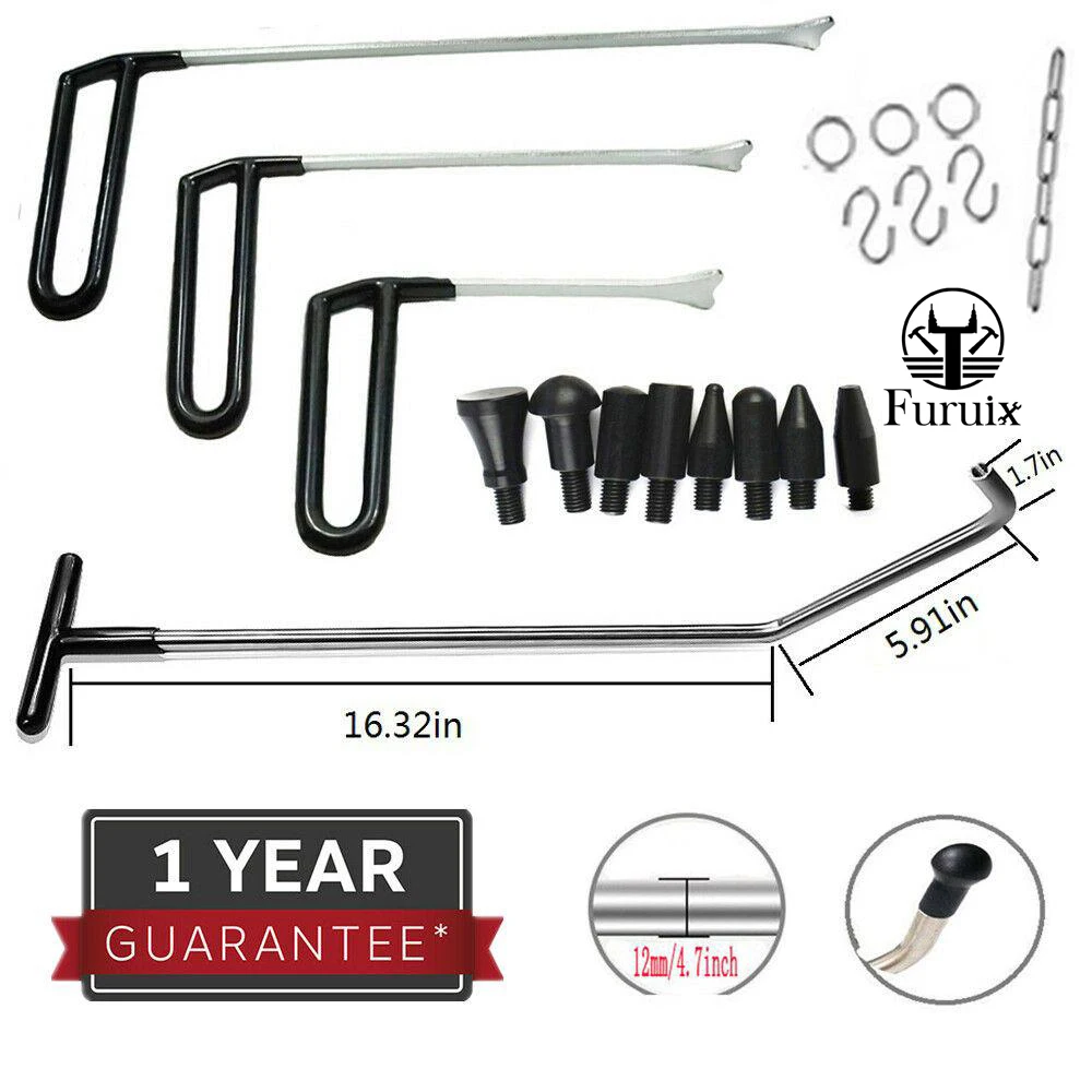 Paintless Dent Repair Rod Dent Removal Tools Paintless Dent Repai Tool Auto Car Ding Dent Repair Kit Rod Hook Wedge
Paintless Dent Repair Rod Dent Removal Tools Paintless Dent Repai Tool Auto Car Ding Dent Repair Kit Rod Hook Wedge
