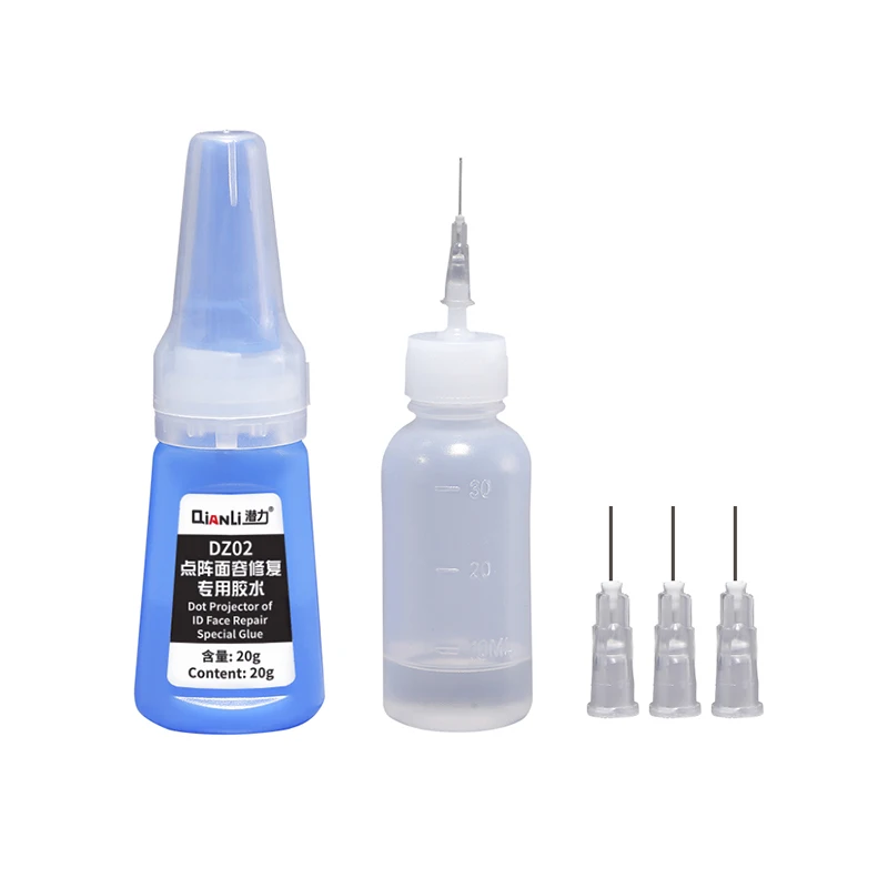QianLi DZ02 Face ID Facial Repair Special Glue 20g glue for iPhone Dot projector Glue Repair for iphone X-12 PRO Max
QianLi DZ02 Face ID Facial Repair Special Glue 20g glue for iPhone Dot projector Glue Repair for iphone X-12 PRO Max