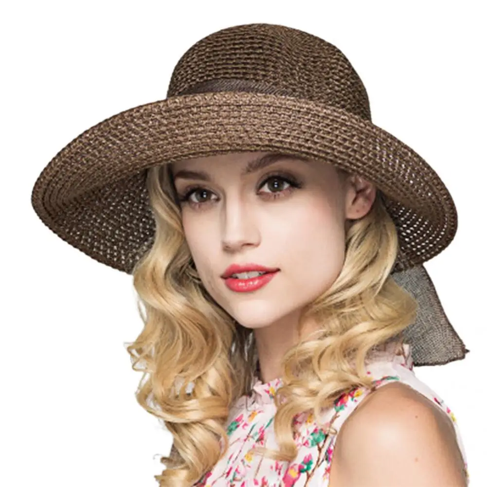 Fashion Accessory Stylish Wide Brim Sunshade Sun Hat Headwear Panama Hat Wide Brim for Summer
Fashion Accessory Stylish Wide Brim Sunshade Sun Hat Headwear Panama Hat Wide Brim for Summer