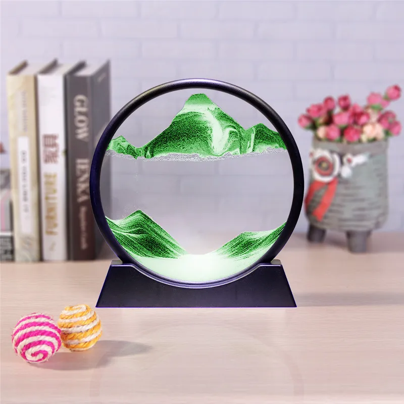 Новый простой 3D пейзаж зыбучий песок картина круглые стеклянные ремесла песочные часы креативный подарок украшение
Новый простой 3D пейзаж зыбучий песок картина круглые стеклянные ремесла песочные часы креативный подарок украшение