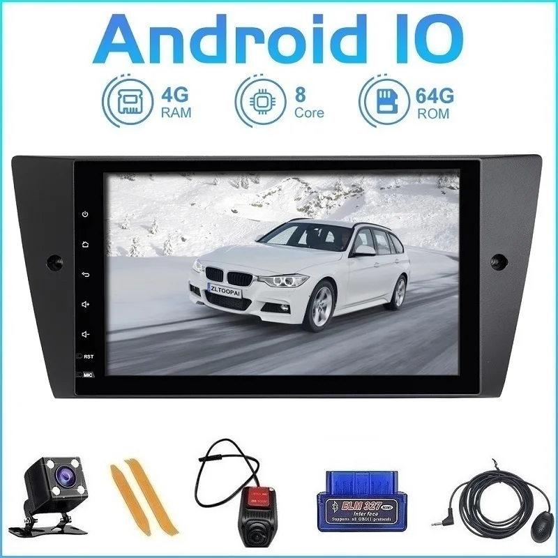 

ZLTOOPAI 8 Core Android 10 Car Multimedia Player For BMW E90 E91 E92 E93 3 Series GPS Navigation Radio Stereo Audio Head Unit