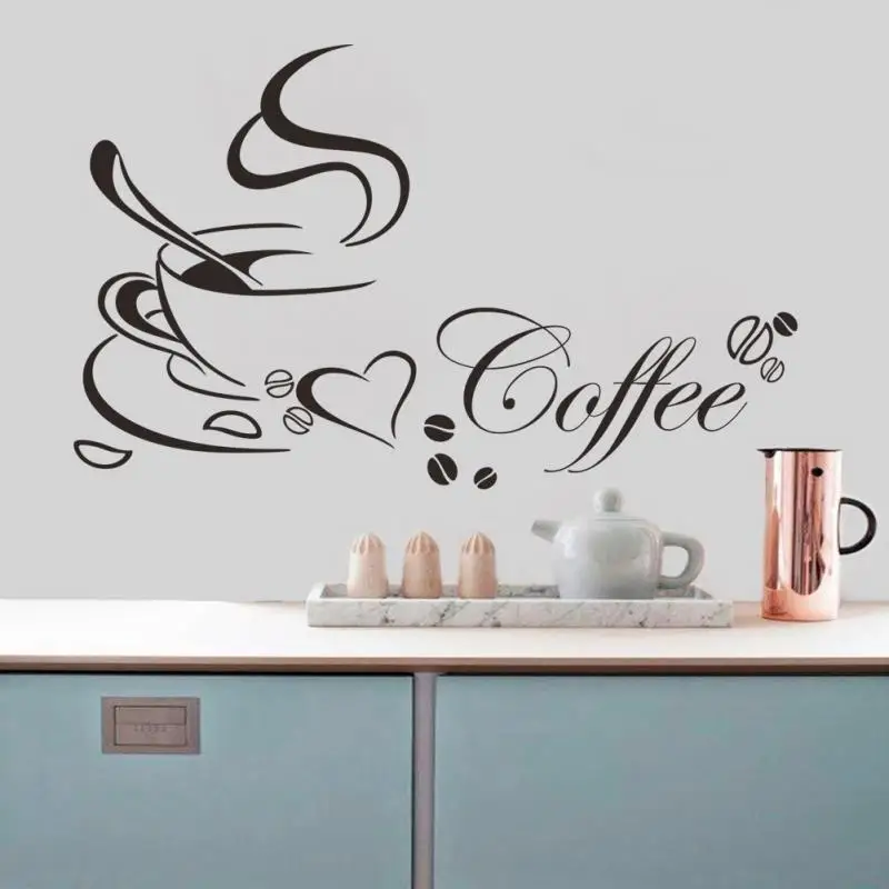 Coffee Cups Wall Art Stickers PVC Home Kitchen Restaurant Cafe Wall Sticker Waterproof Decoration Sticker DIY Wall Decal Decor
Coffee Cups Wall Art Stickers PVC Home Kitchen Restaurant Cafe Wall Sticker Waterproof Decoration Sticker DIY Wall Decal Decor