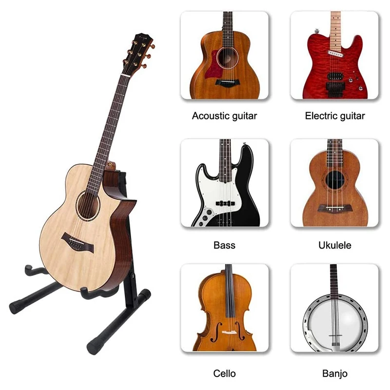 Guitar Stand Folding Universal A Frame Stand Floor for All Guitars Acoustic Classic Electric Bass Guitar Stand
Guitar Stand Folding Universal A Frame Stand Floor for All Guitars Acoustic Classic Electric Bass Guitar Stand