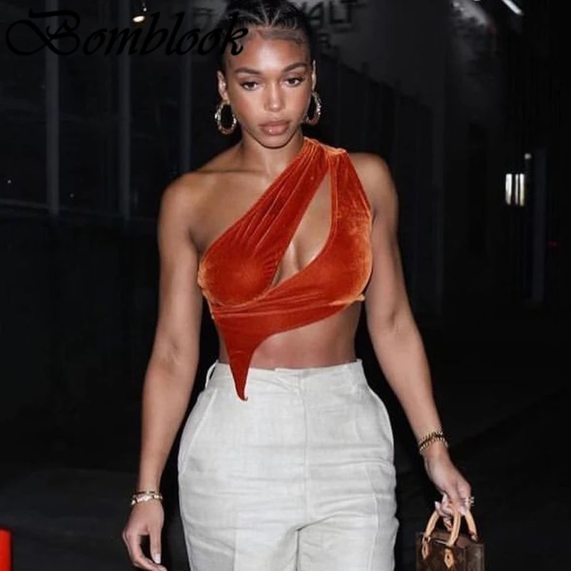 Bomblook Sexy Party Club Women's Solid Tank Tops Autumn 2021 Single Shoulder Sleeveless Irregularity Crop Tops Female Streetwear
Bomblook Sexy Party Club Women's Solid Tank Tops Autumn 2021 Single Shoulder Sleeveless Irregularity Crop Tops Female Streetwear