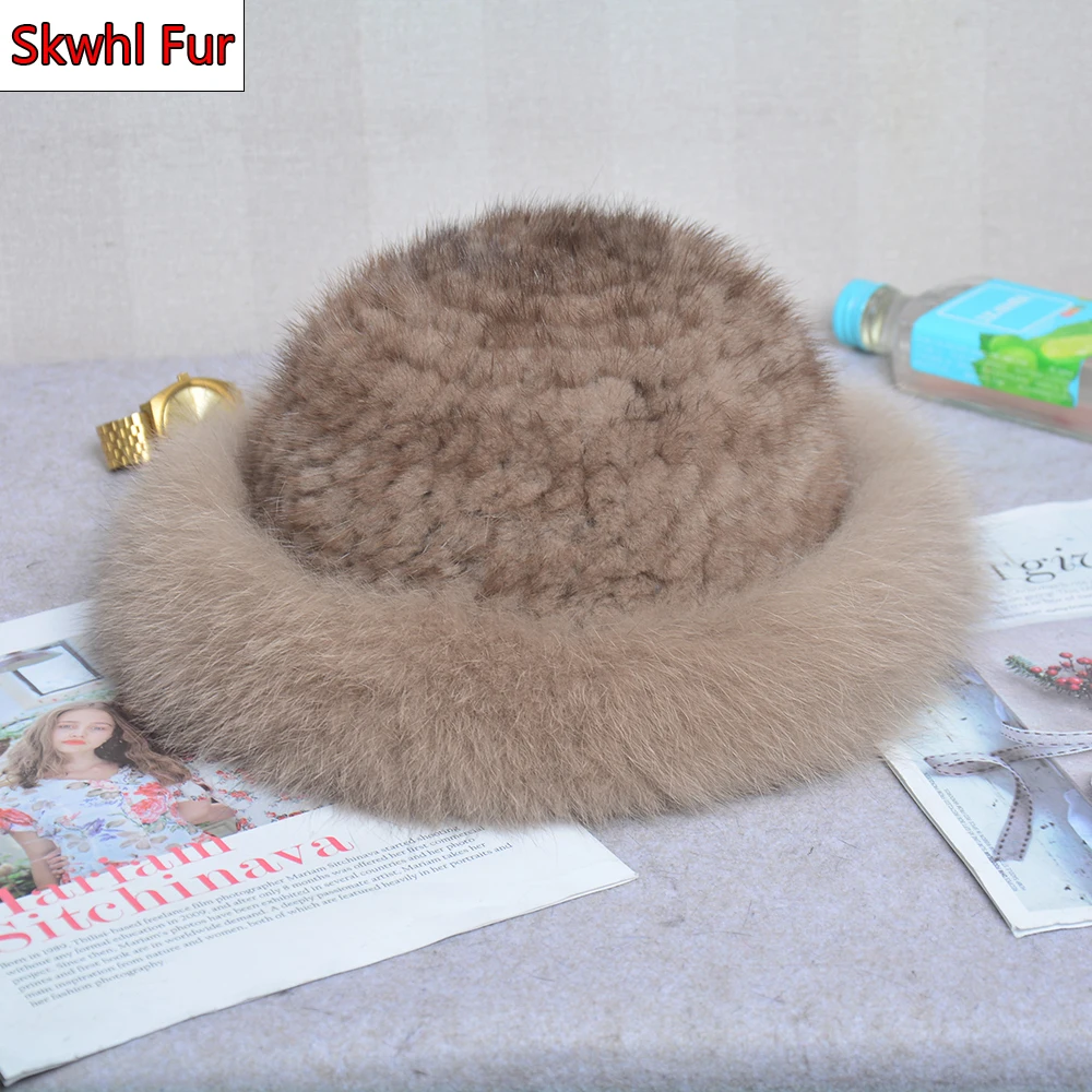 Outdoor Winter Warm Soft Knitted Real Natural Fox Fur Hats Luxury Women Real Mink Fur Caps Beanies Real Mink Fur Hat Skullies
Outdoor Winter Warm Soft Knitted Real Natural Fox Fur Hats Luxury Women Real Mink Fur Caps Beanies Real Mink Fur Hat Skullies
