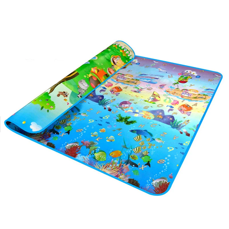 Double Side Waterproof Baby Toddler Soft Crawling Mat Picnic Blanket Play Mat-Animal car+ocean
Double Side Waterproof Baby Toddler Soft Crawling Mat Picnic Blanket Play Mat-Animal car+ocean