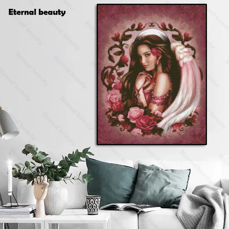 Girl Portrait 5D Diamond Painting Full Square/round Drill Flower Girl Diamond Embroidery Cross Stitch Kits Home Decor Handmade
Girl Portrait 5D Diamond Painting Full Square/round Drill Flower Girl Diamond Embroidery Cross Stitch Kits Home Decor Handmade