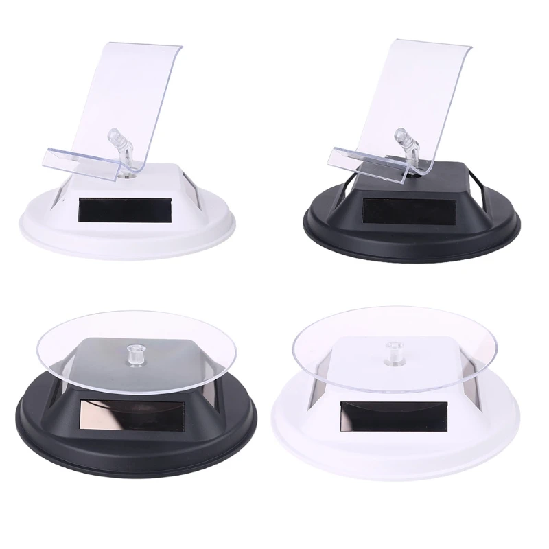 360 Degree Rotating Turntable Display Stand Solar Powered Jewelry Watch Ring Bracelet Organizer Holder for Photography Props
360 Degree Rotating Turntable Display Stand Solar Powered Jewelry Watch Ring Bracelet Organizer Holder for Photography Props