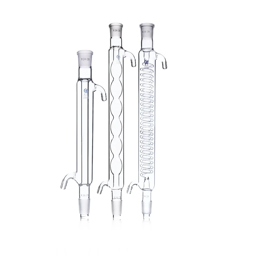 29*29mm Serpentine Condenser Tube High Borosilicate glass Spherical Condenser & Straight 300/400/500mm Laboratory experiments
29*29mm Serpentine Condenser Tube High Borosilicate glass Spherical Condenser & Straight 300/400/500mm Laboratory experiments