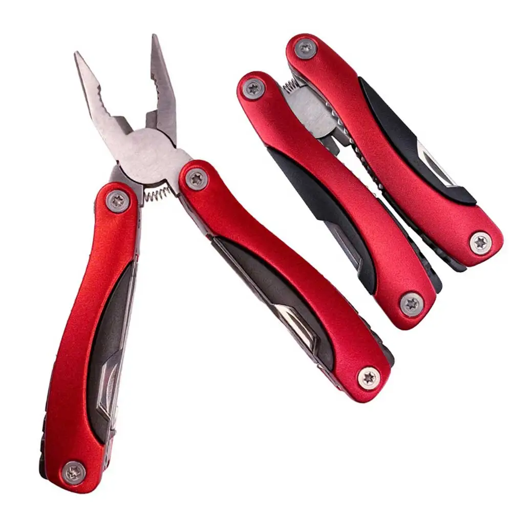 9 in 1 Pliers Portable Multifunctional Stainless Steel Folding Survival Pocket Plier for Outdoor Camping Hiking Survival Tool
9 in 1 Pliers Portable Multifunctional Stainless Steel Folding Survival Pocket Plier for Outdoor Camping Hiking Survival Tool