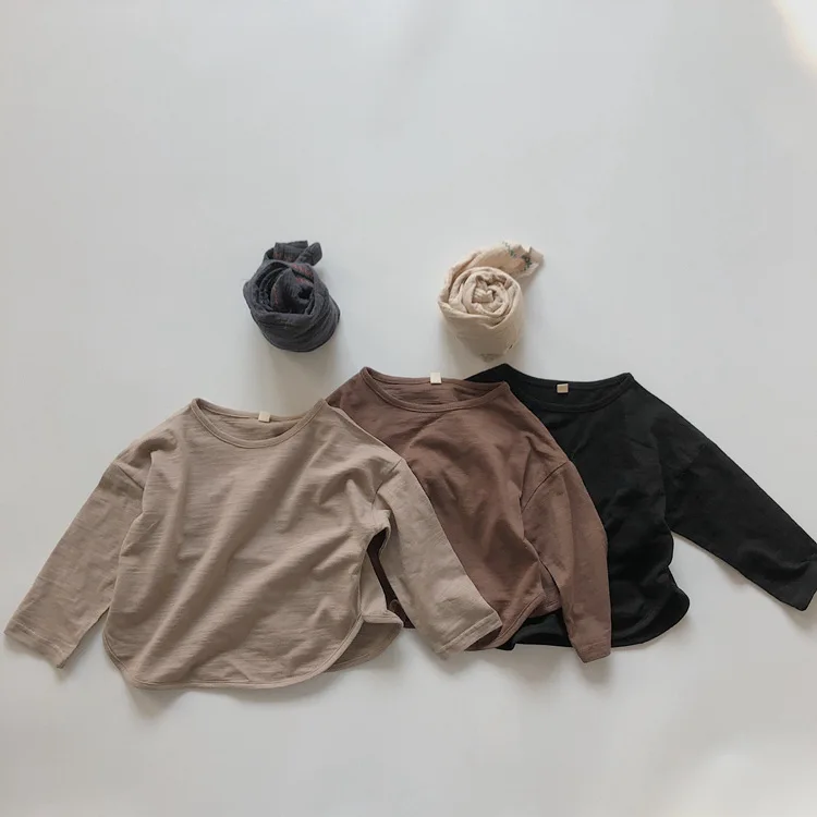 Casual Spring Baby Boys Solid Bamboo Cotton T-shirt Children Children's Autumn Kids Baby Boys Long Sleeve Basic Girls T-shirt
Casual Spring Baby Boys Solid Bamboo Cotton T-shirt Children Children's Autumn Kids Baby Boys Long Sleeve Basic Girls T-shirt