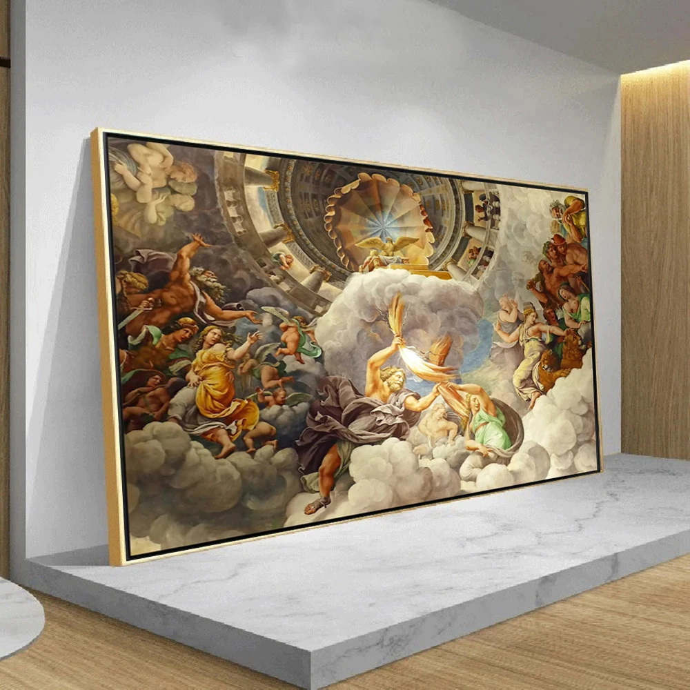 Greek Mythology Gods Zeus & Hera Print on Canvas Painting Wall Art The Gods Of Olympus Picture For Home Decor Artistic Poster
Greek Mythology Gods Zeus & Hera Print on Canvas Painting Wall Art The Gods Of Olympus Picture For Home Decor Artistic Poster