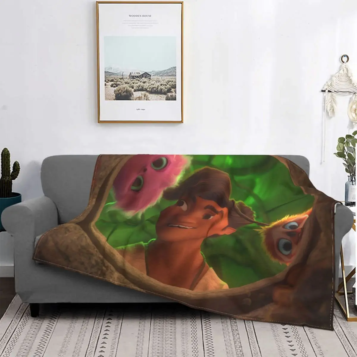 The Croods-Manta de franela de película animada Grug, decoración para evitar colcha portátil para el hogar
The Croods-Manta de franela de película animada Grug, decoración para evitar colcha portátil para el hogar