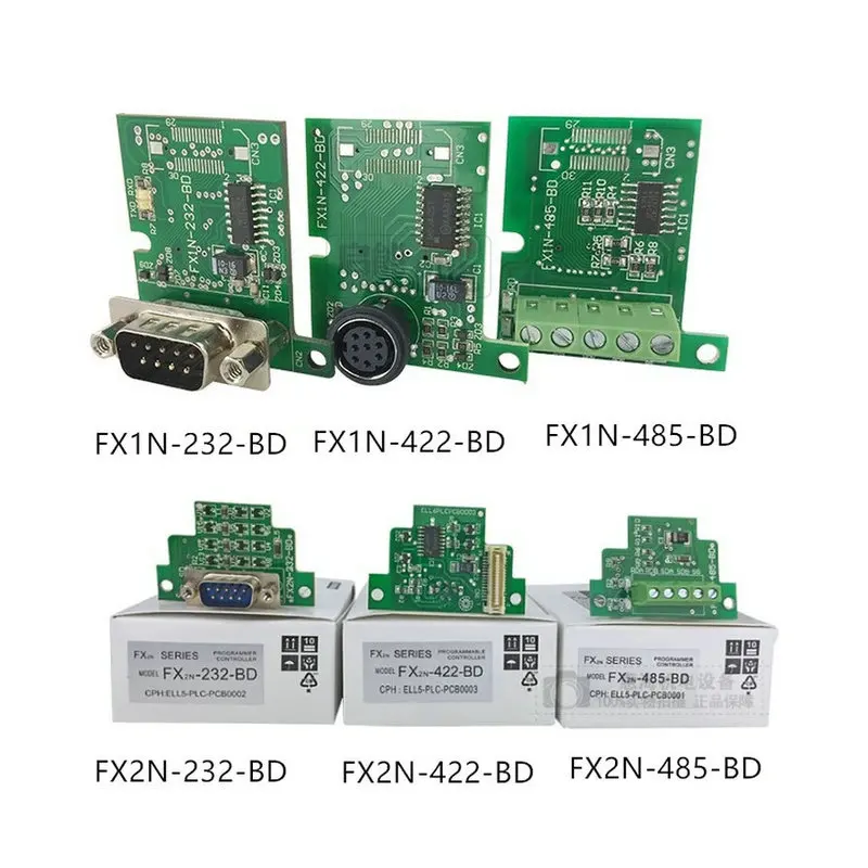 

FX3U-485-BD PLC Communication Board Module FX2N-422-232-BD FX1N-2AD-BD Made in China
