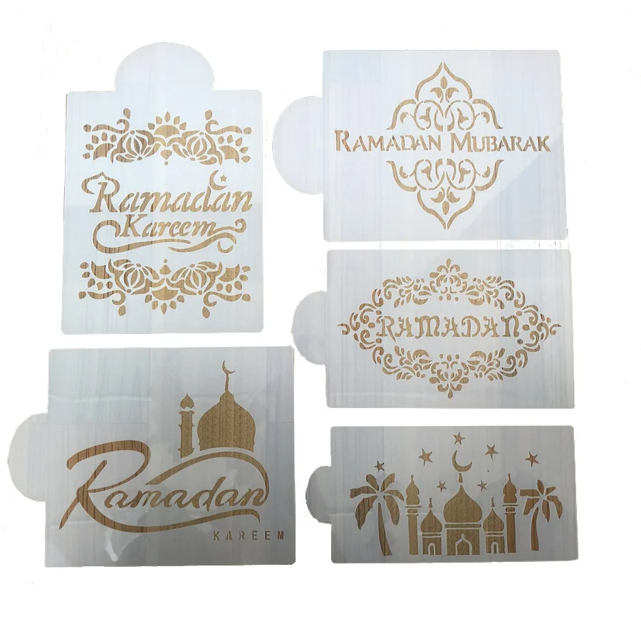 1Pc Ramadan Kareem Spray Stencils Birthday Cake Mold Decorating Tools Eid Mubarak Muslim Islamic Festival Party DIY Decorations
1Pc Ramadan Kareem Spray Stencils Birthday Cake Mold Decorating Tools Eid Mubarak Muslim Islamic Festival Party DIY Decorations