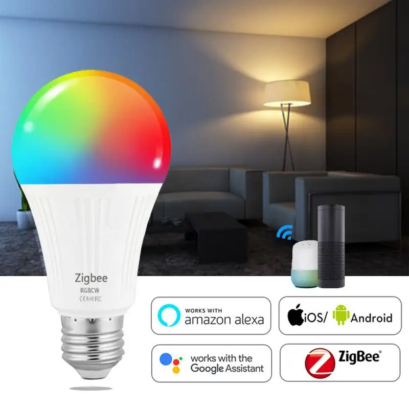 Умсветильник RGB-лампа Zigbee E27 с регулируемой яркостью, 7 Вт, 85-265 В переменного тока
Умсветильник RGB-лампа Zigbee E27 с регулируемой яркостью, 7 Вт, 85-265 В переменного тока