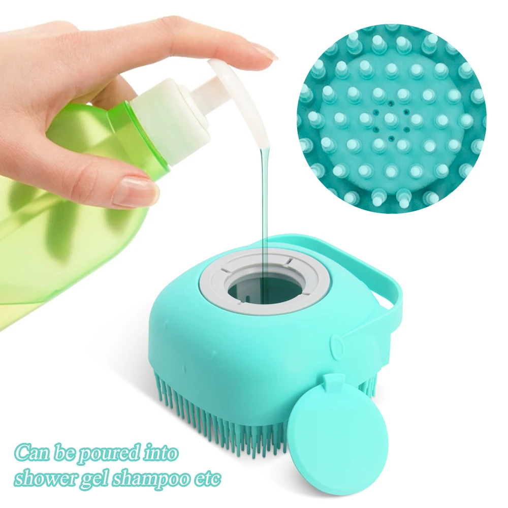 Silicone Bath Body Brush Shower Scrubber with Gel Dispenser Soft Massager Shower Loofah Brush 80ml Dog Shampoo Grooming Brushes
Silicone Bath Body Brush Shower Scrubber with Gel Dispenser Soft Massager Shower Loofah Brush 80ml Dog Shampoo Grooming Brushes