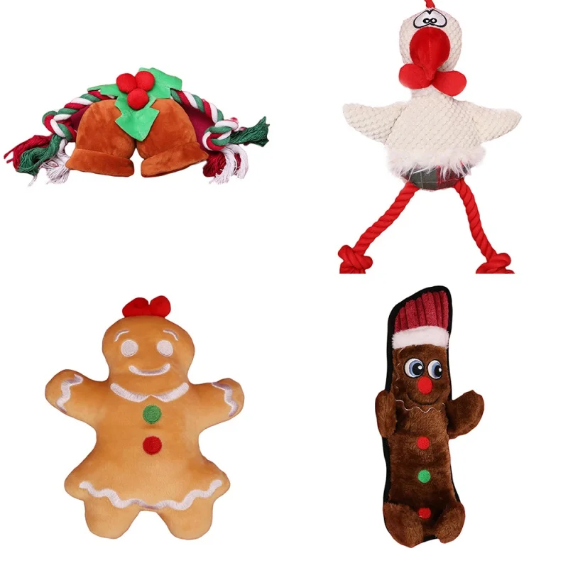 Christmas Pet Dog Plush Squeak Toy Teddy Bite-resistant Doll Toy for Small Medium Dogs and Cats Chewing Teeth Toys Xmas Bells
Christmas Pet Dog Plush Squeak Toy Teddy Bite-resistant Doll Toy for Small Medium Dogs and Cats Chewing Teeth Toys Xmas Bells